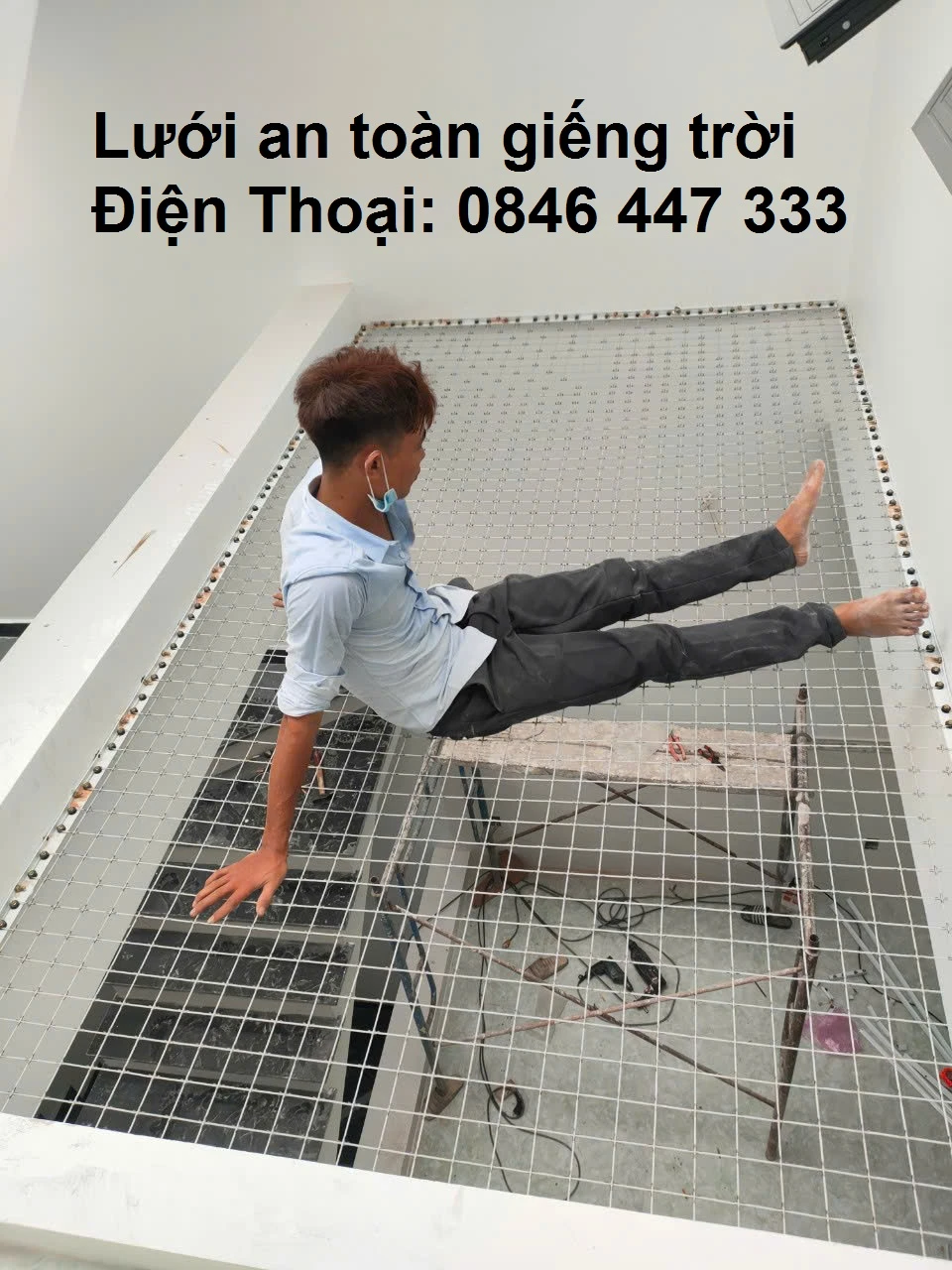 Lưới an toàn giếng trời bền đẹp